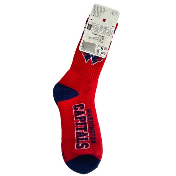 Washington Capitals Team Socks Size Large Mens 10-13 New With Tag - Picture 2 of 10